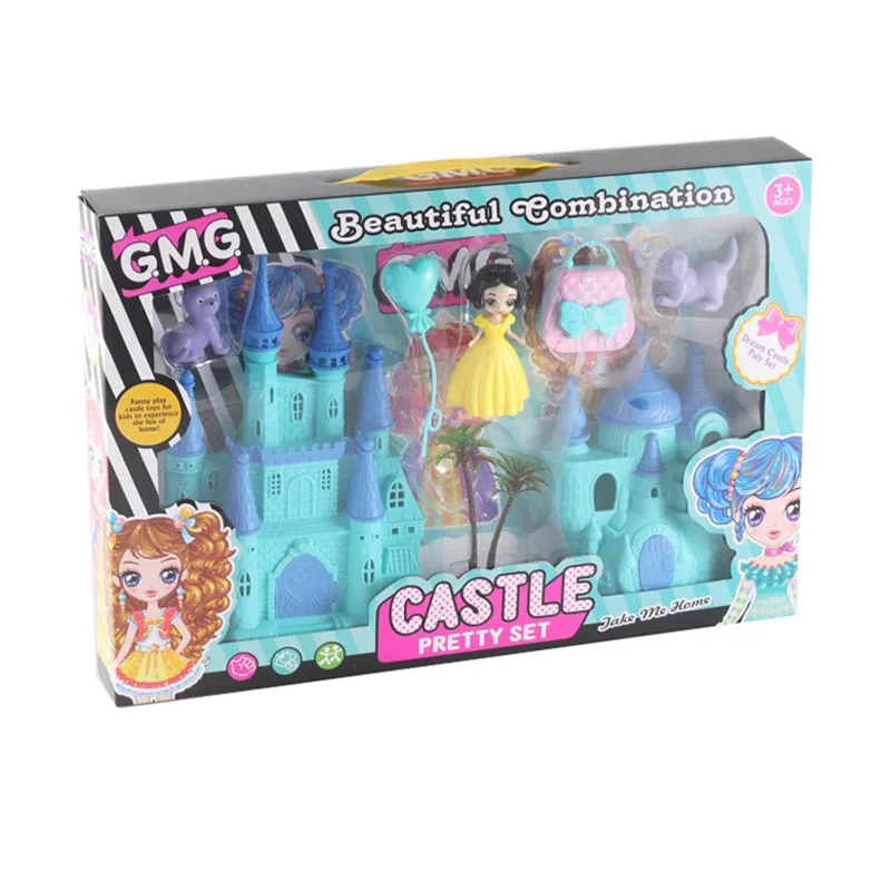 Best Girl Toys Hot Sale Christmas Toys House Play Set Family Game Plastic Castle