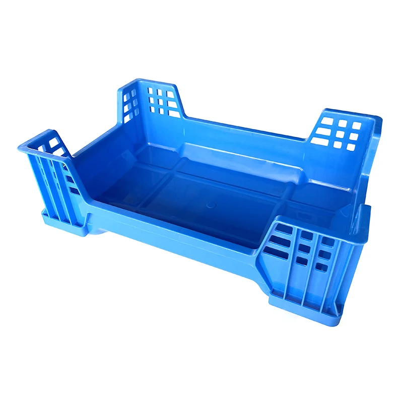 Blue Stackable New Black Soldier Fly PP Blue Stackable 600*400*145mm Farm Plastic Bsf Insect Breeding Box Tray For Mealworm