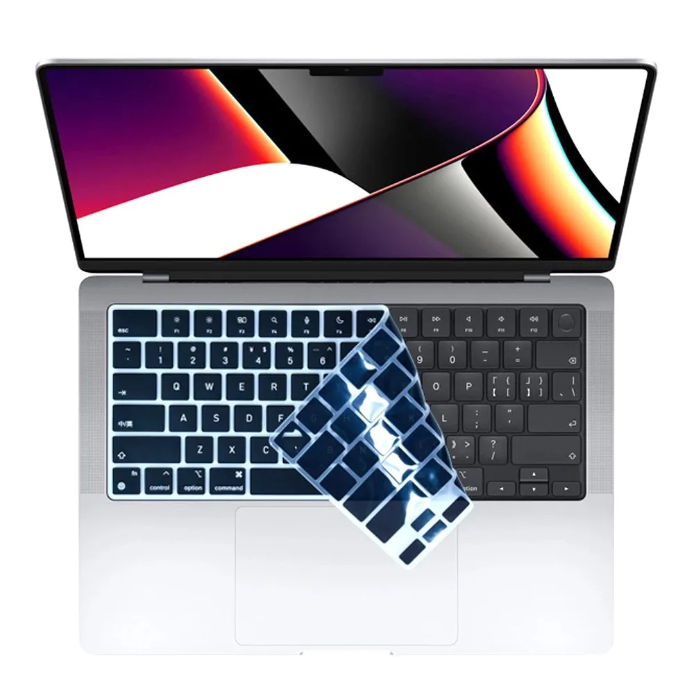 For 2022 MacBook Air13.6 M2 A2681 Pro14/16 A2442A2485 Keyboard cover Russia Chile Korean France Keyboard Protector silicone case