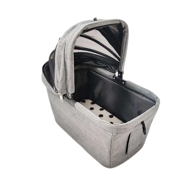 Folding Small Pet Cat Carrier Dog Basket For Bike Bicycle With Removable Rear Seat Dog Basket For Bike Rear Bike Basket Large