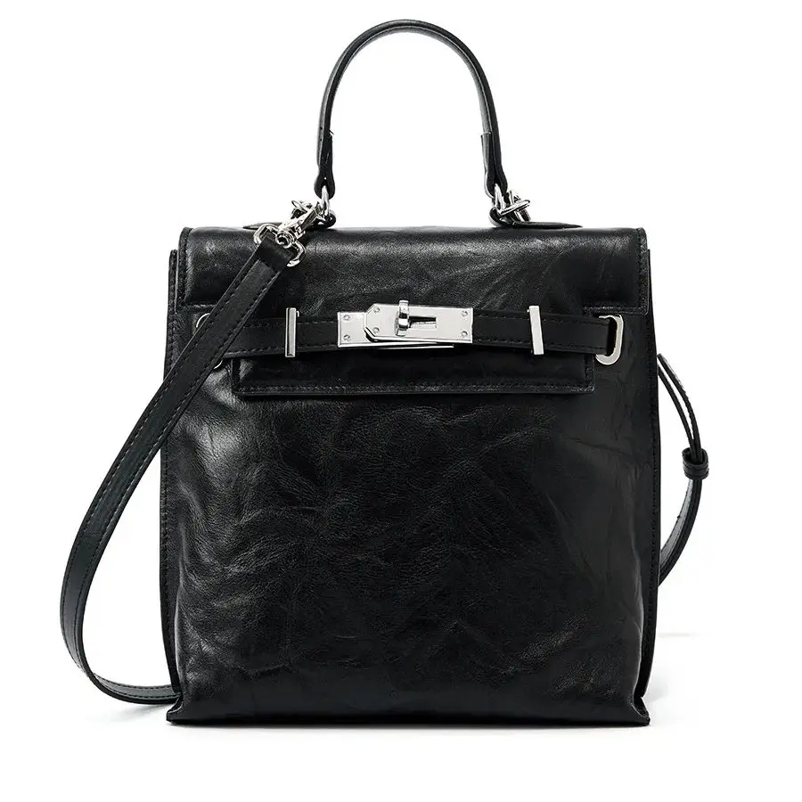 Crossbody shoulder handbag tote leather Underarm bags 2024 fashion Women ladies female messenger travel office shopping backpack