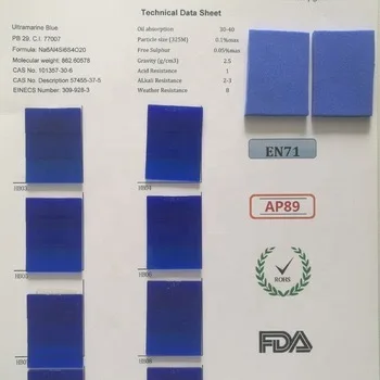 High Quality Inorganic Pigments Ultramarine Blue Pigment 5008