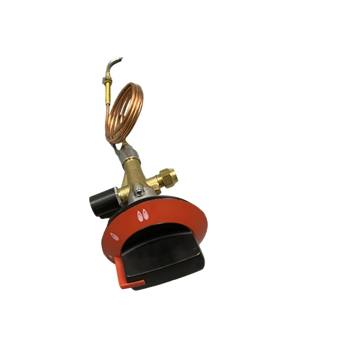 8209-4 Brass Safety Valve Kit Pilot Burner Assembly Main Control Propane Fire Pit Includes Connecting Tubes Tilt Switch Ignition