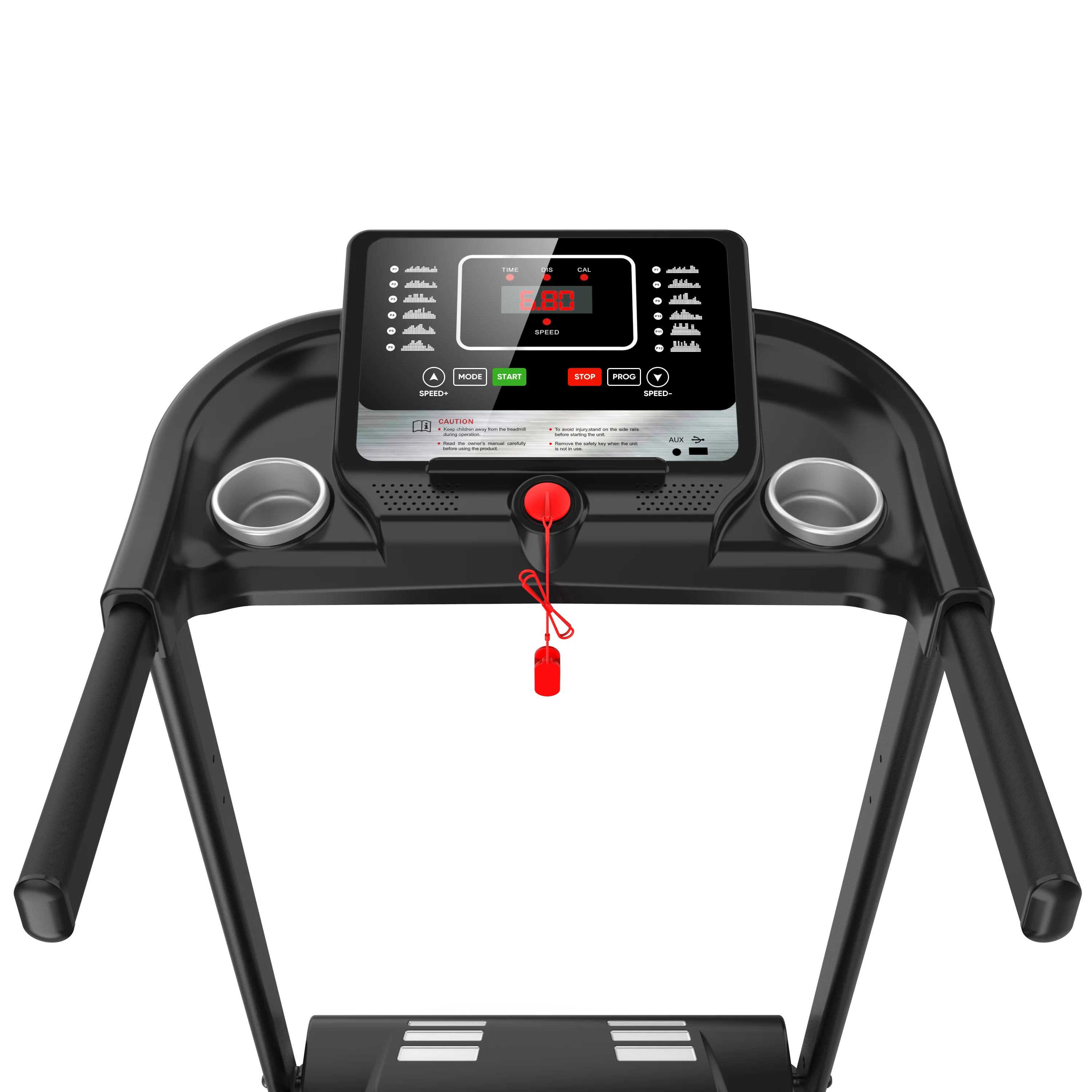 Electric folding treadmill easy assembly motorized running jogging machine for home use cheap treadmill