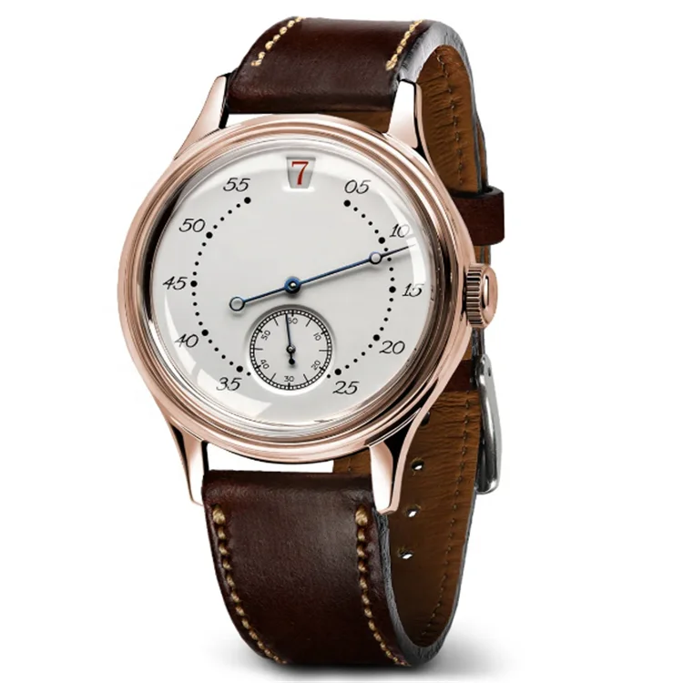 Custom Logo Elegant Luxury Brand Jump Hour Automatic Men Watches Seagull Mechanical Watch