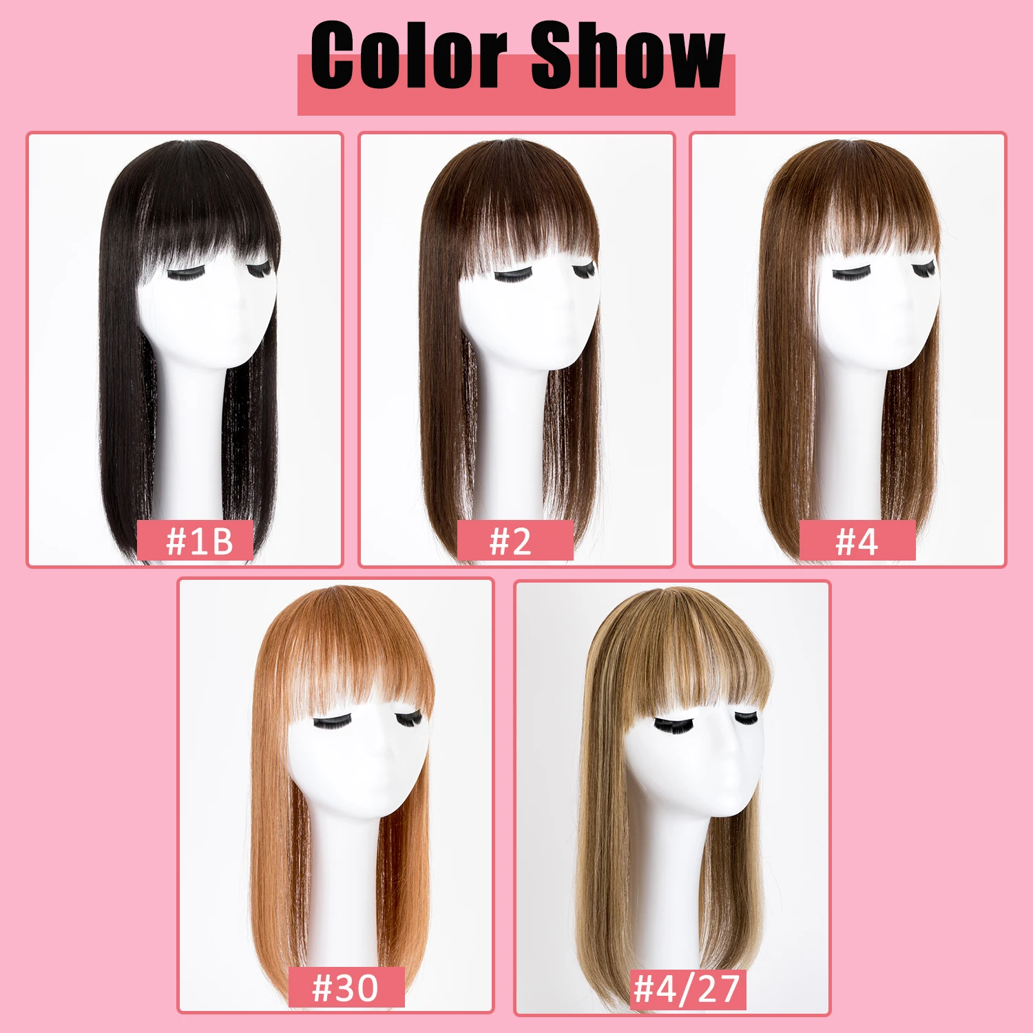 BLT New best selling 100% raw remy indian hair topper with bang look natural  beauty girl hair toppers highlights human hair