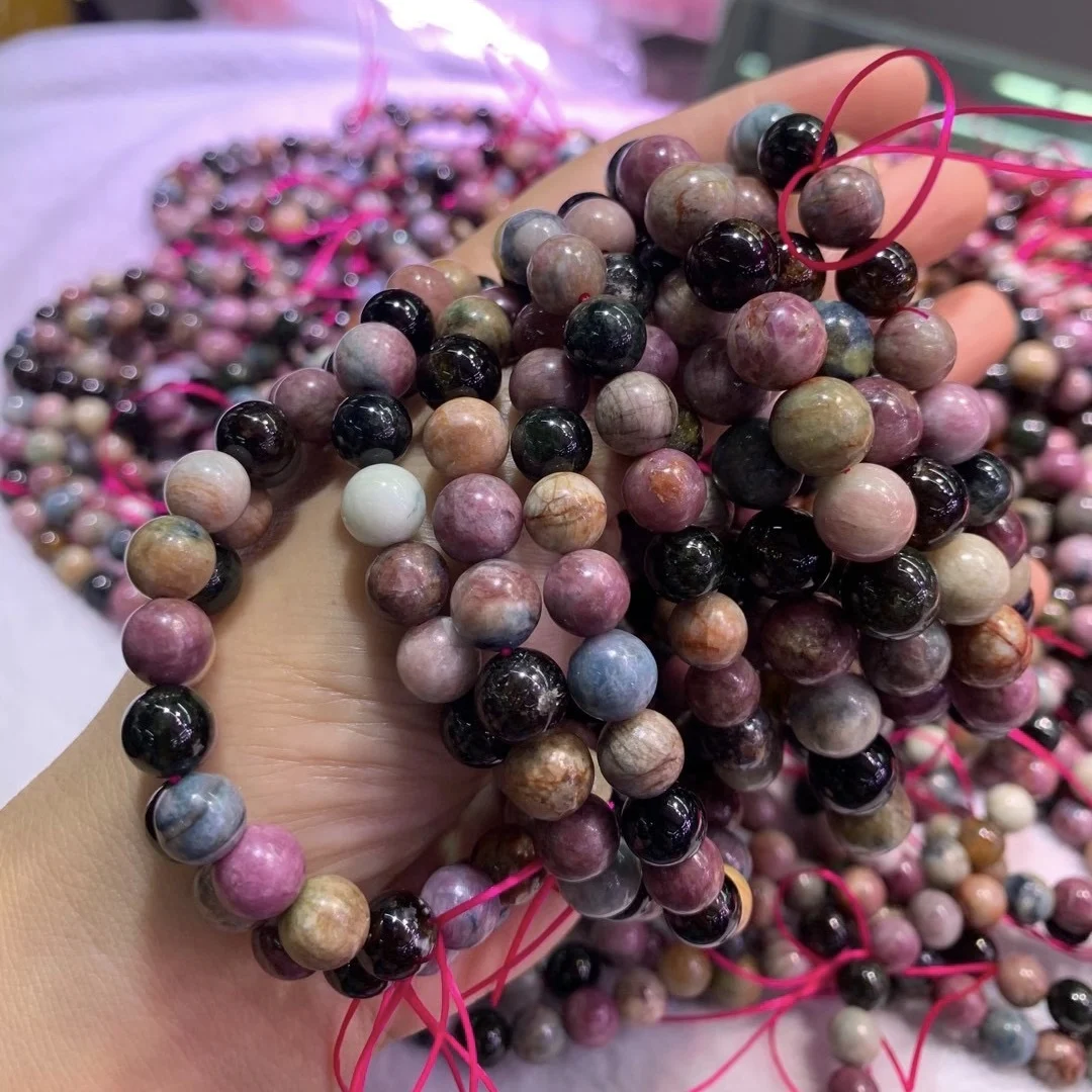 Factory Wholesale Nature Brazil Tourmaline Beads Bracelets Fine Quality Bracelet for Women