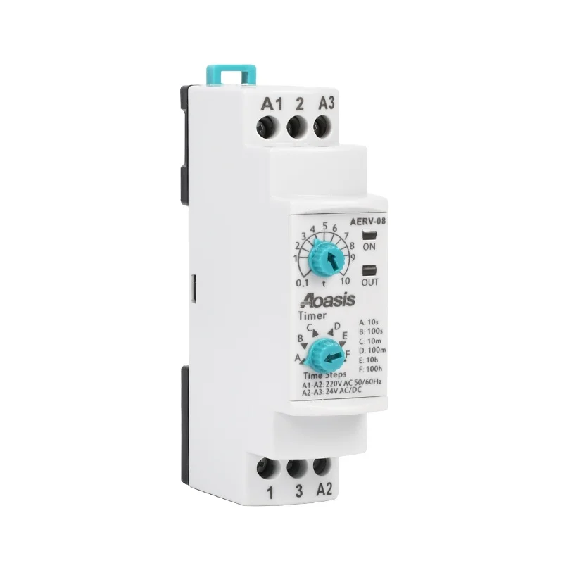 High Accury  (0.1-100H) AERV-08 ERV-08 AC/DC Delay ON Multifunction Energy Meter Multitimer Relay Time Relay