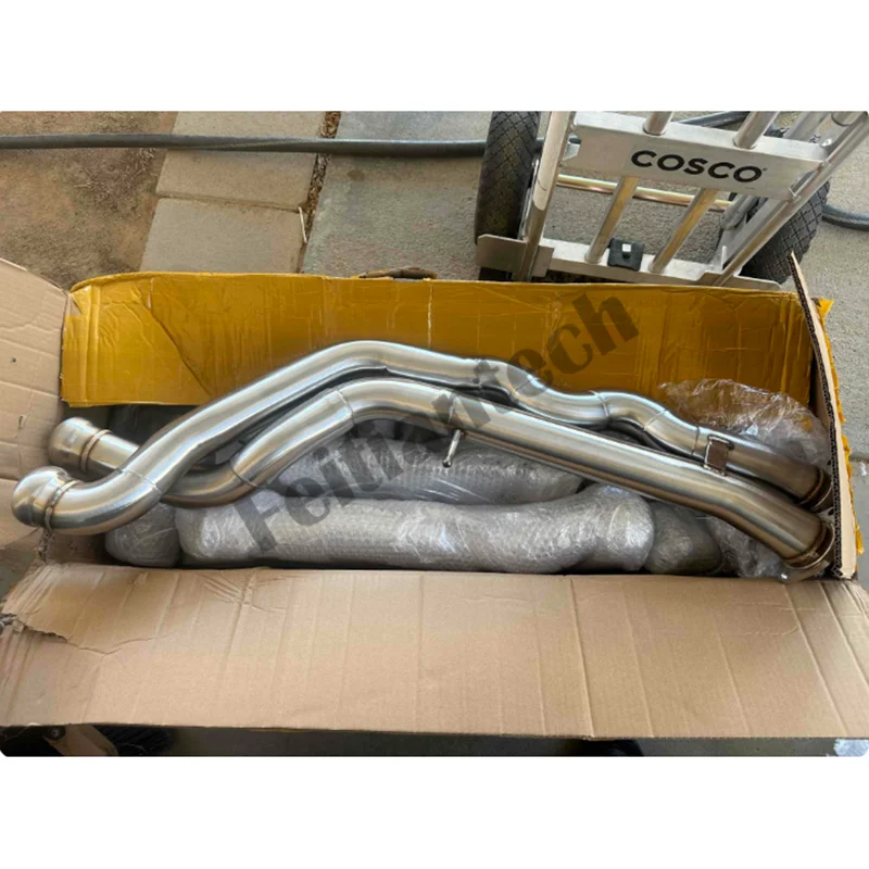 Труба средняя производительность для BMW M3/M4 F80 F82 F83 S55 3 0 T 2014-2019 из нержавеющей стали с одинаковой длиной выхлопной системы