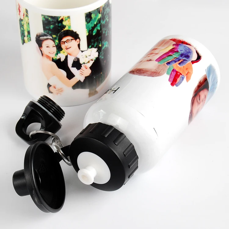 Wholesale 400 ml 500 ml 600 ml 750 ml Eco Friendly Gym Sports Sublimation Blanks Aluminum Drinking Water Bottle