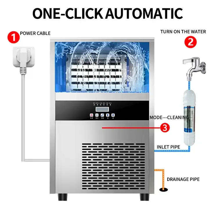 GQ MK-30 Commercial 30kg output Ice Cube Ice Block Making Machine Ice block Maker Equipment (CE certificate)