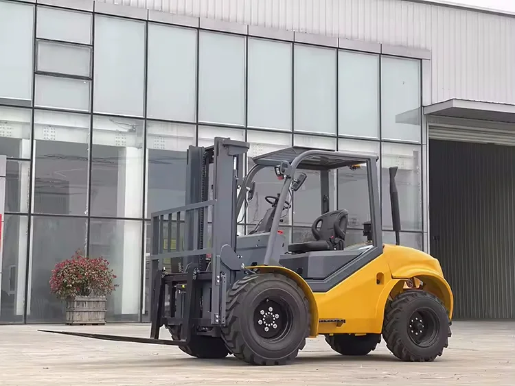 Оптовая продажа дизельный погрузчик 4x4 3 5 тонн 0 для наружного использования 4 колеса внедорожные вилочные погрузчики переносные пересеченной местности