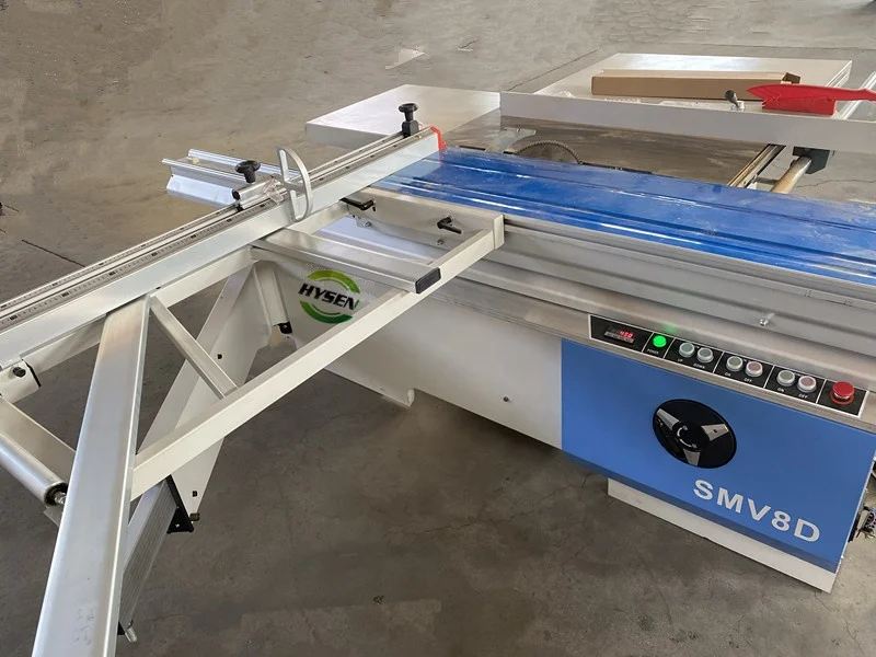 HYSEN 45-90 degree Sliding Table Saw Machine For Woodworking Panels