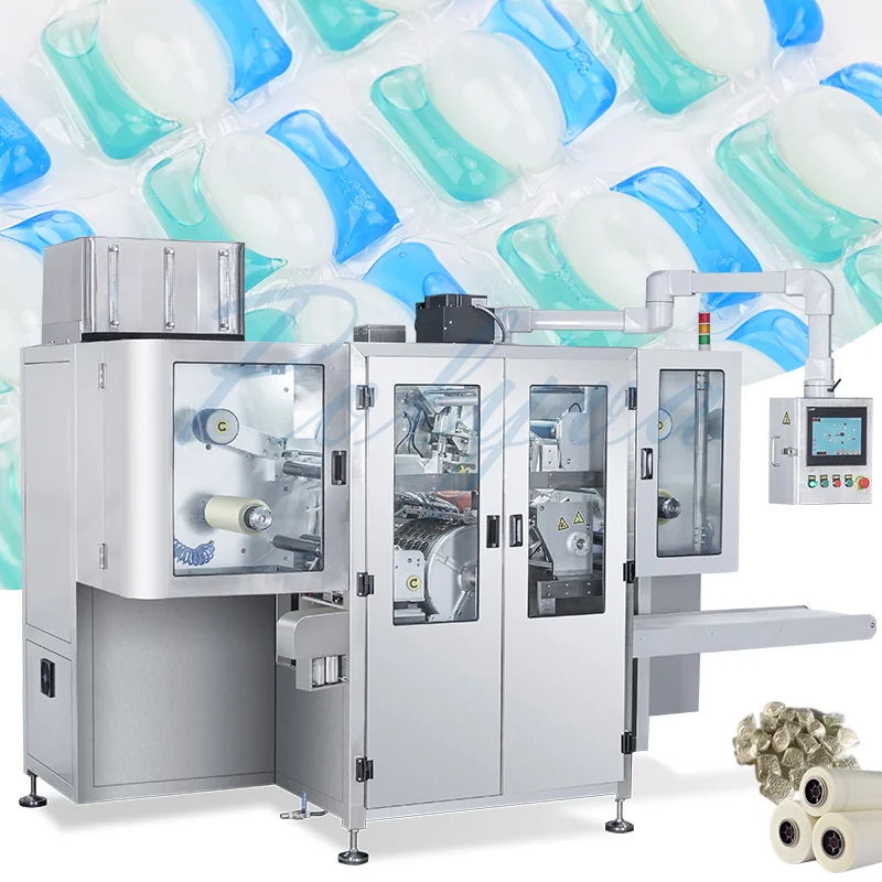 Polyva laundry pod making machine china pva film laundry pod capsule forming filling making machine