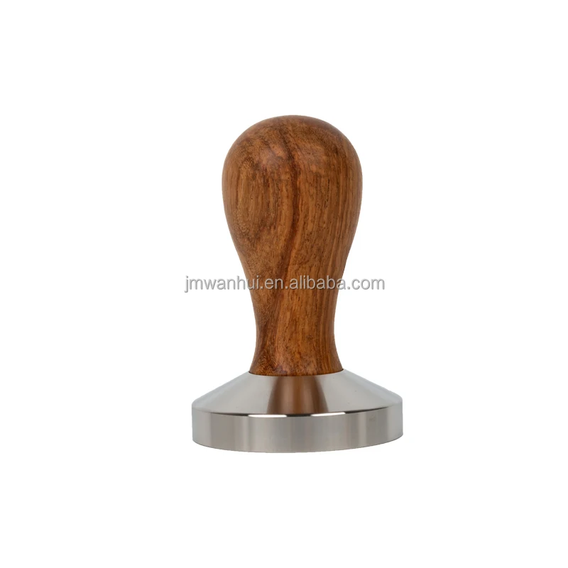 Coffee tool 49/51/53/58mm stainless steel wooden handle coffee tamper 51mm