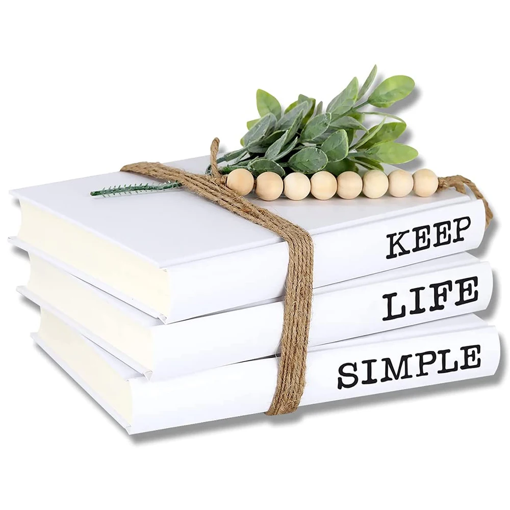 Wholesale Custom Designer Luxury Channel Fake Decorative Book Set Decor Modern Blank Faux Books Home Decoration Books Printing