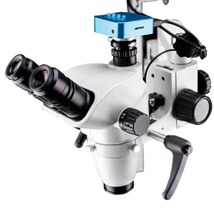 Newest Economy 2.5X-25X LED Dental Operating Microscope Digital Camera Portable Dental Microscope