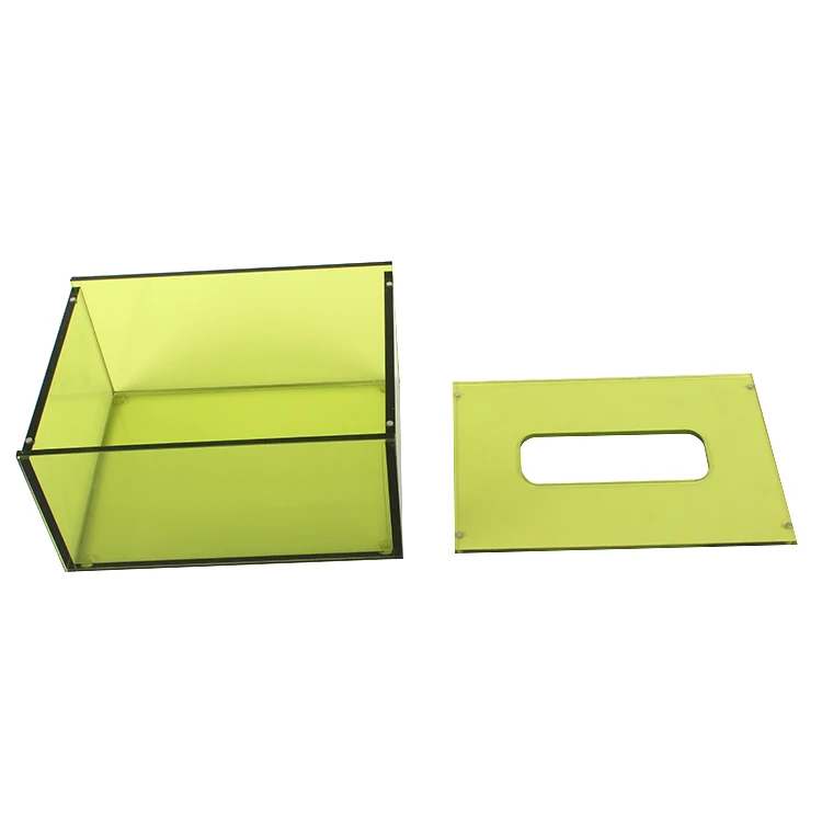 
Wholesale Fashionable Customized Acrylic Tissue Box For Home Car 