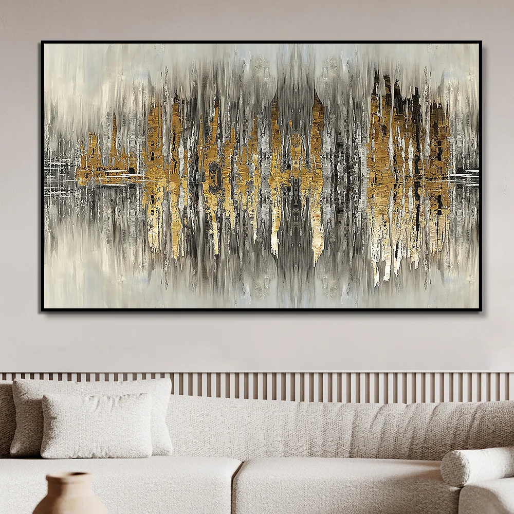 Luxury Abstract Painting Wall Art Decoration Hot Sale Abstract Arts Oil Painting For Living Room