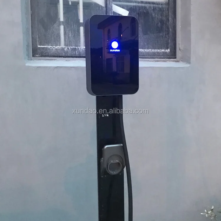 Xundao factory floor stand car ev charger station for electric car