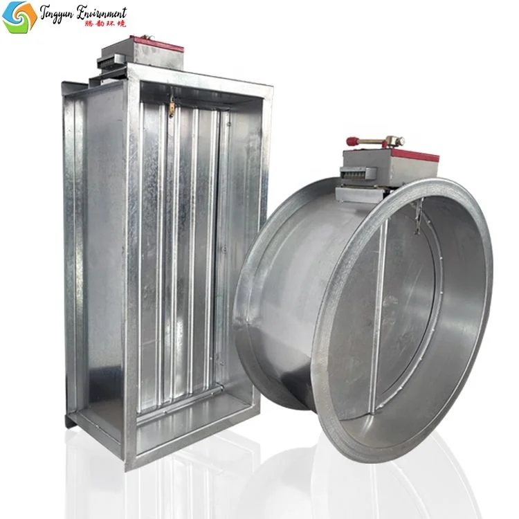 Galvanized Sheet Motorized Air Duct Damper/Motorized Fire Damper