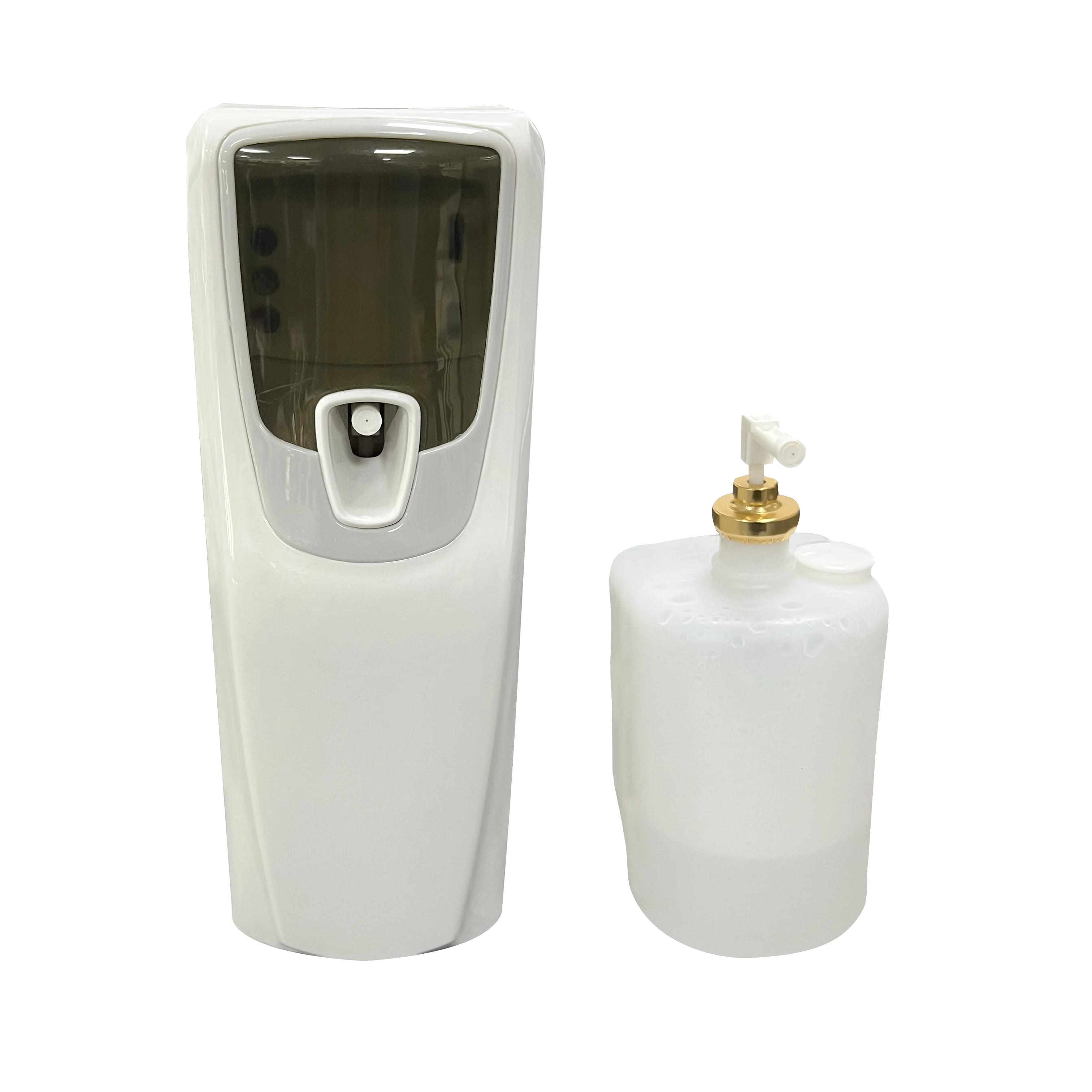 Non aerosol 300ml automatic refillable bottle liquid air freshener dispenser for hotel