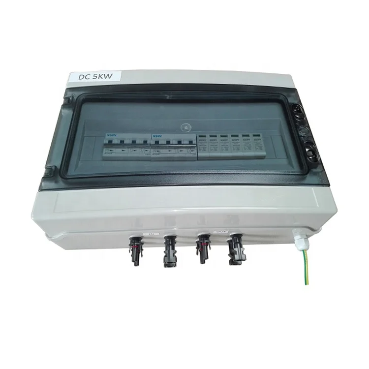 DC 2kw 5kw 10kw Solar Panel Combiner Box For Solar Systems