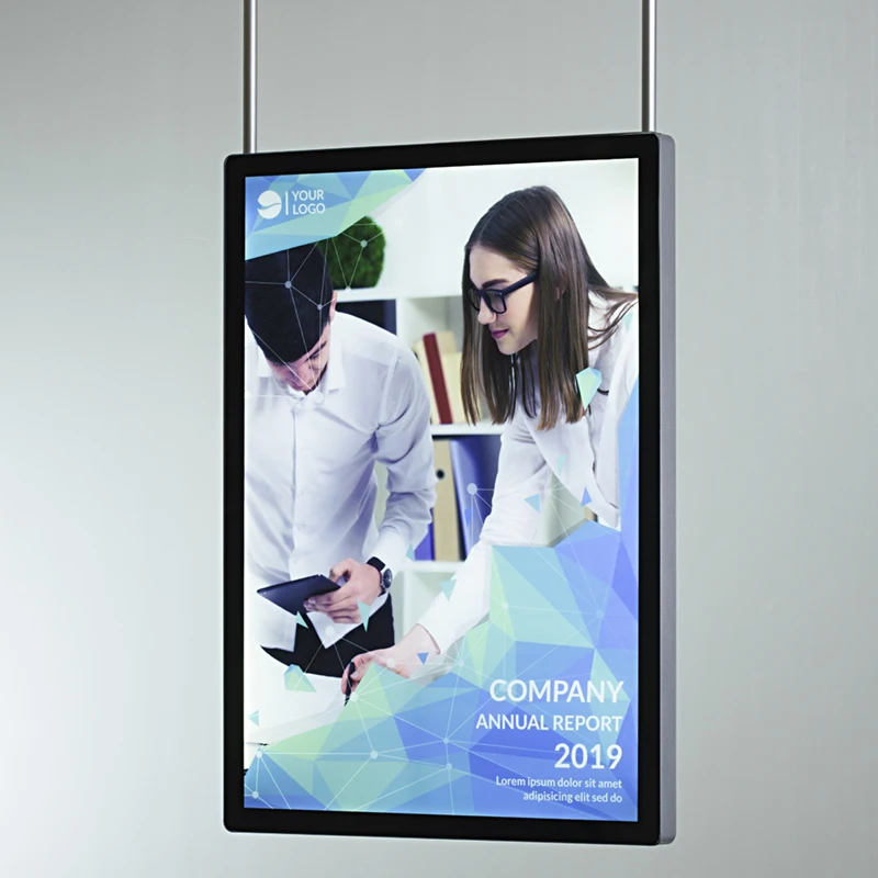 double side double side led advertise window display led sign backlit led crystal light box