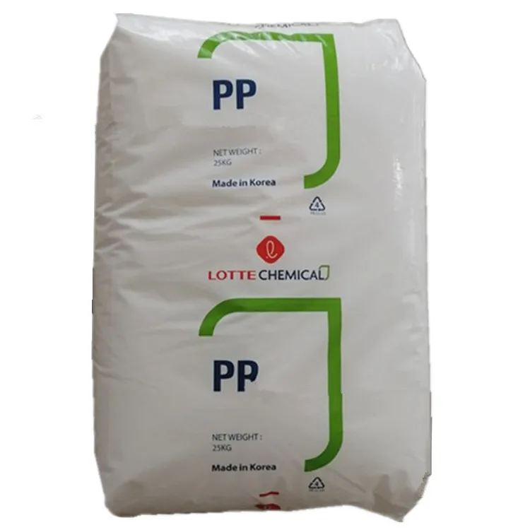 Virgin Polypropylene Raw Materials Lotte PP J-560M Pellets Injection Grade PP Compound