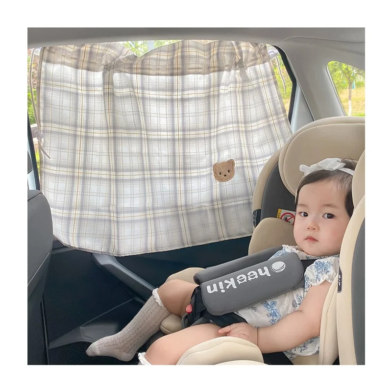 High quality Car Window Curtain Installation Sun UV protection Sunshade Curtain Cartoon car window sunshade