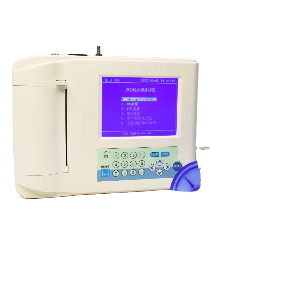 Peak flow meter spirometer portable digital electronic