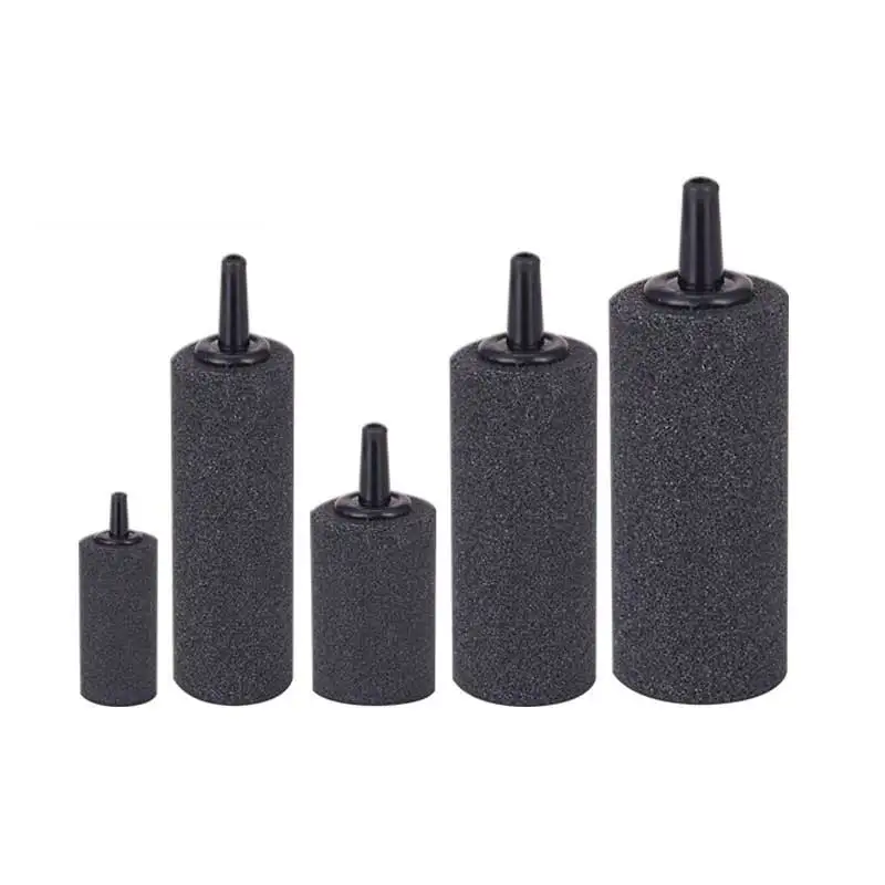 Hot Sale 20*25mm Grey Air Stone Cylinder Bubble Diffuser Airstones For Aquarium Fish Tank Pump And Hydroponics