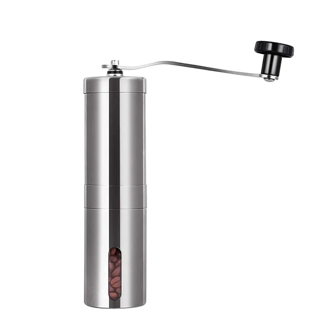 Professional Wood Burr Wooden Manual Coffee Grinder