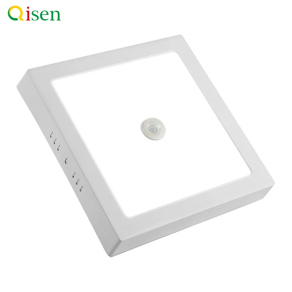 PIR motion sensor with 18W 24W surface round pot light in warehouse hallways