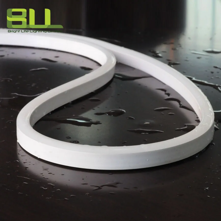 neon sign custom 0815 Ice Blue  16ft Roll 12v 24V LED Neon Flex Rope Lights Flexible Strip Light