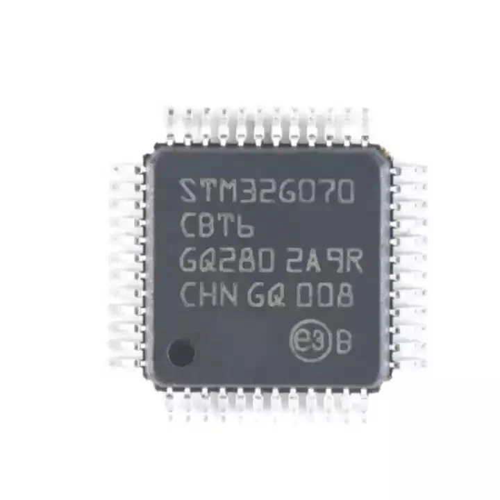STM32G070CBT6 LQFP-48 32-bit Microcontroller 128KB Flash 36KB Controller IC Chip