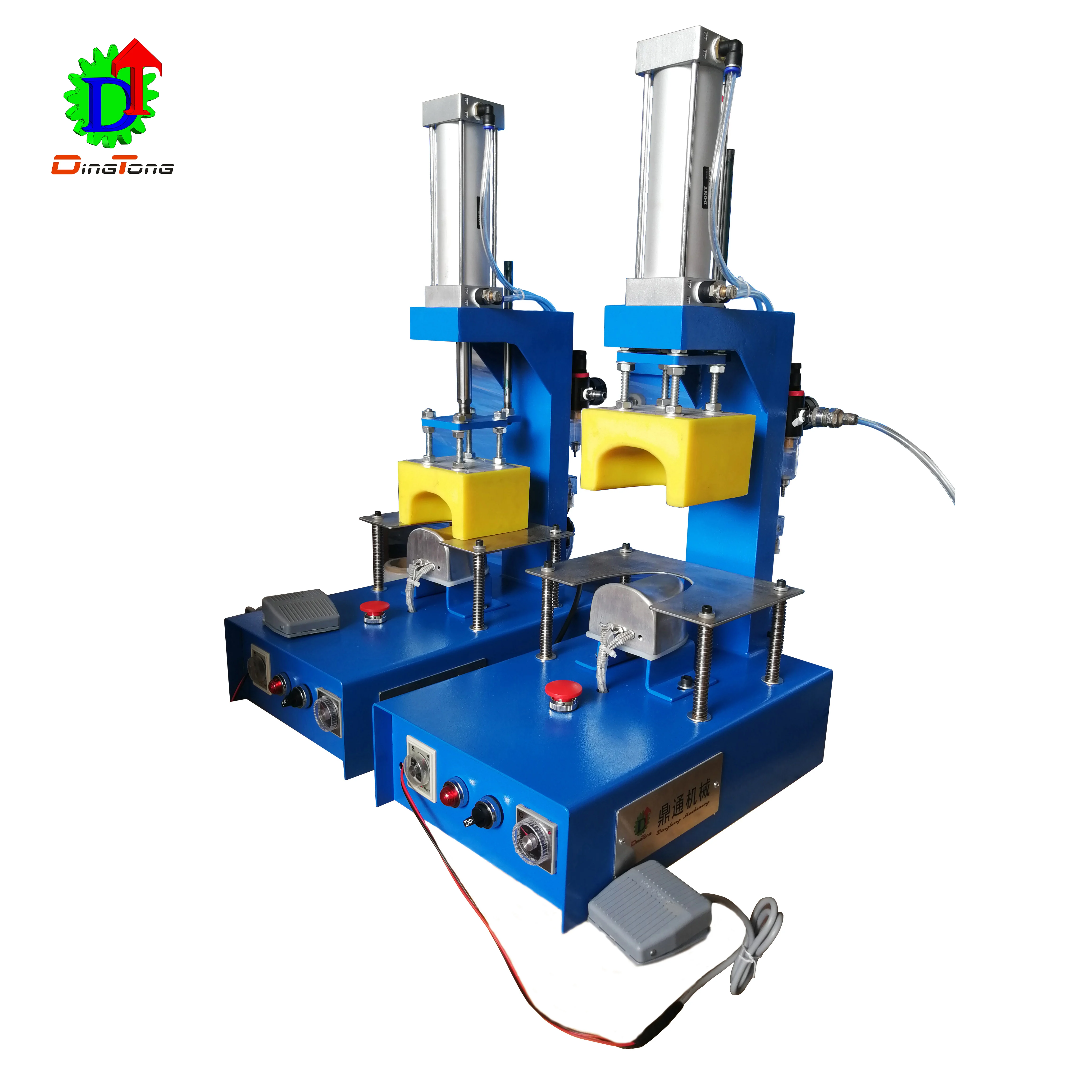 Table Type  Pneumatic Single-head Hot Toe  Seting Machine Shoe low cost making machine