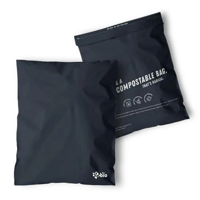 custom certified eco friendly 100% compostable biodegradable bags with logo