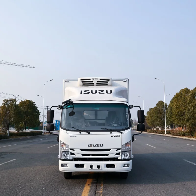 Грузовик-рефрижератор Isuzu 120 лошадиных сил температура двигателя достигает минус 20 ℃ и может ездить в различных дорожных условиях