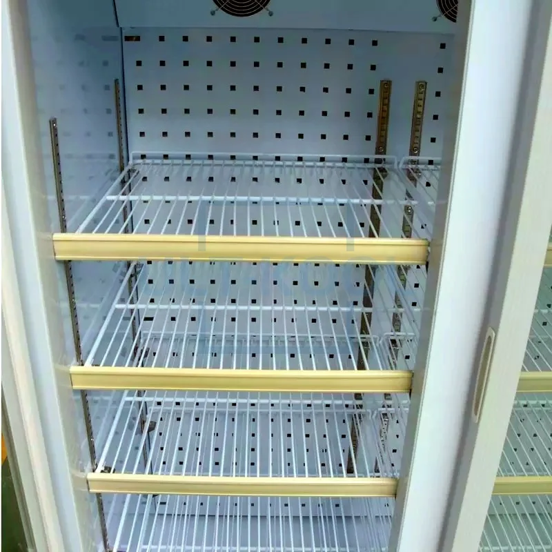 8~20 Degree Large Glass Doors Cheap Pharmacy Refrigerator