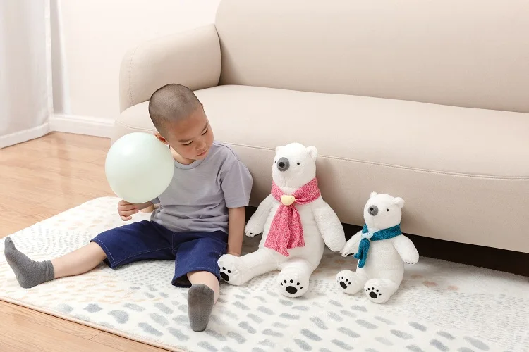 
2021 New design white bear plush toys for kids factory supply animal plush toys 