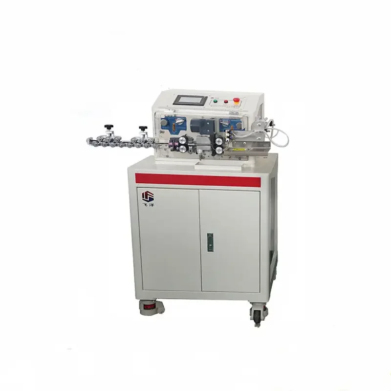 Fully Automatic Computer Cable Wire Cutting Stripping Machine USB Data Cable Manufacturing Machine