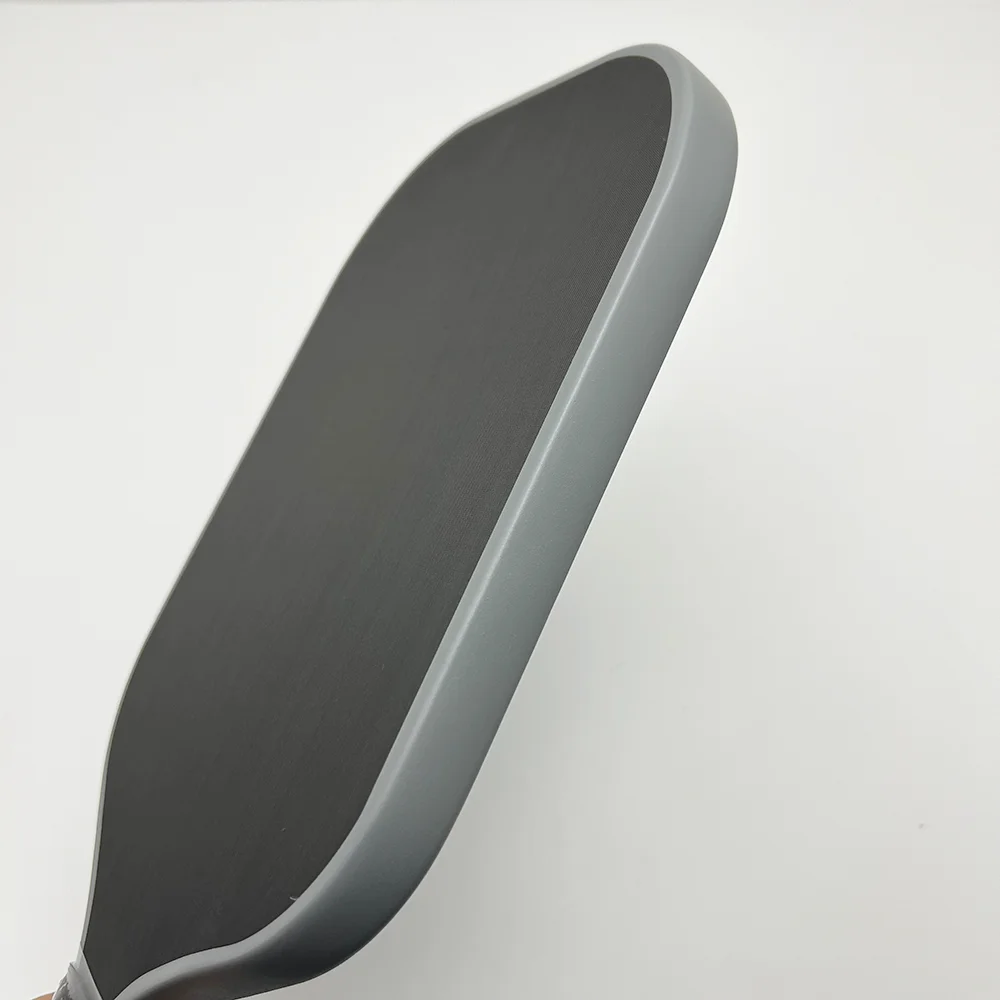 Custom Thermoforming Edgeless Elongated T700 Raw Carbon Fiber Surface Pickleball Paddle For Tournament