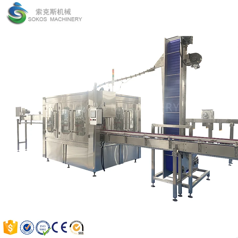 Juice Filling Machine Fully Automatic 2000BPH Pet Bottle Juice Hot Filling And Capping Machine