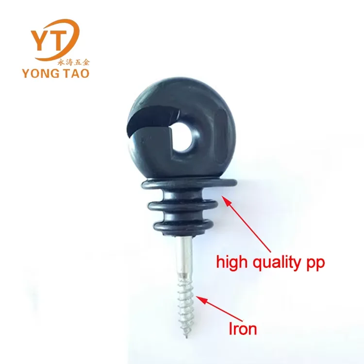 Fence suppliers in china Insulators for electric fence Electrical ceramic insulator