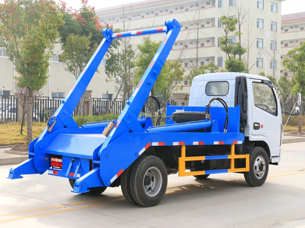 DONGFENG duollicar 4*2 рулонный погрузчик мусоровоз для продажи