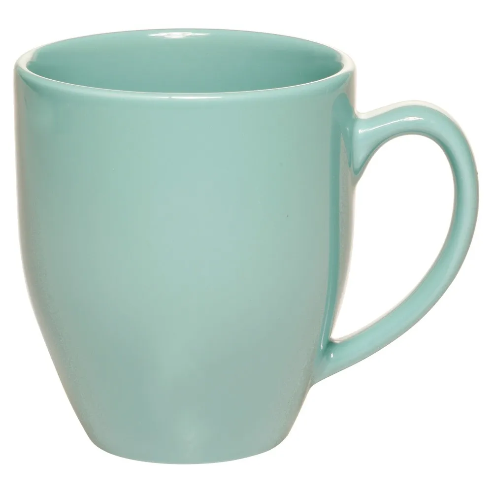Керамические пользовательские чашки 16 Oz. Бистро черный цвет кружки керамическая кружка капучино матовая Лучшие идеи подарка