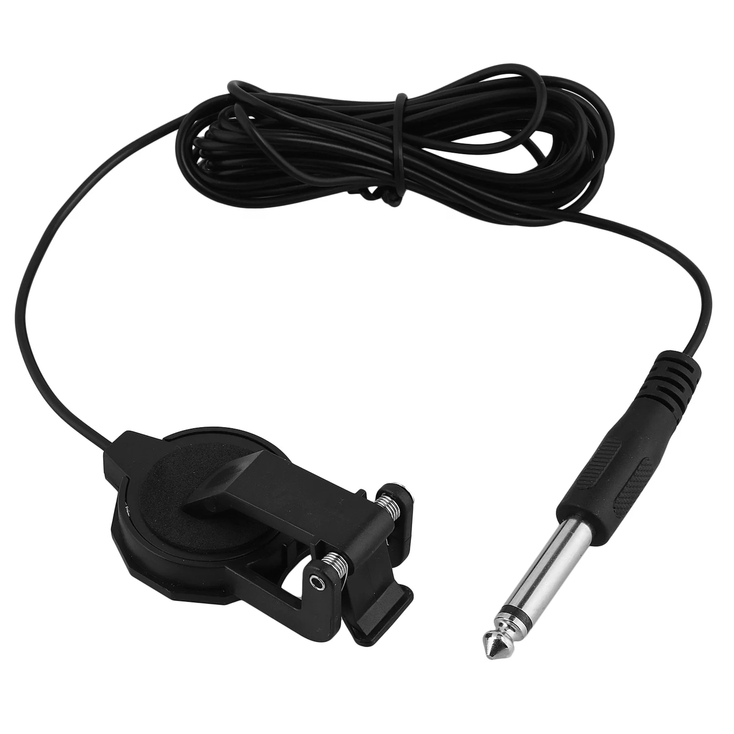 Mini Acoustic guitar pickup patch pickup acoustic clip-line pickup built-in vibration sensor with 1m cable GT-04 for wholesale