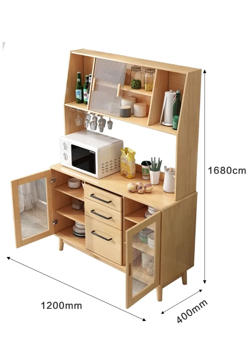 Modern simple dining room furniture buffet sideboard cabinet solid wood household wall high sideboards buffet cabinets luxury