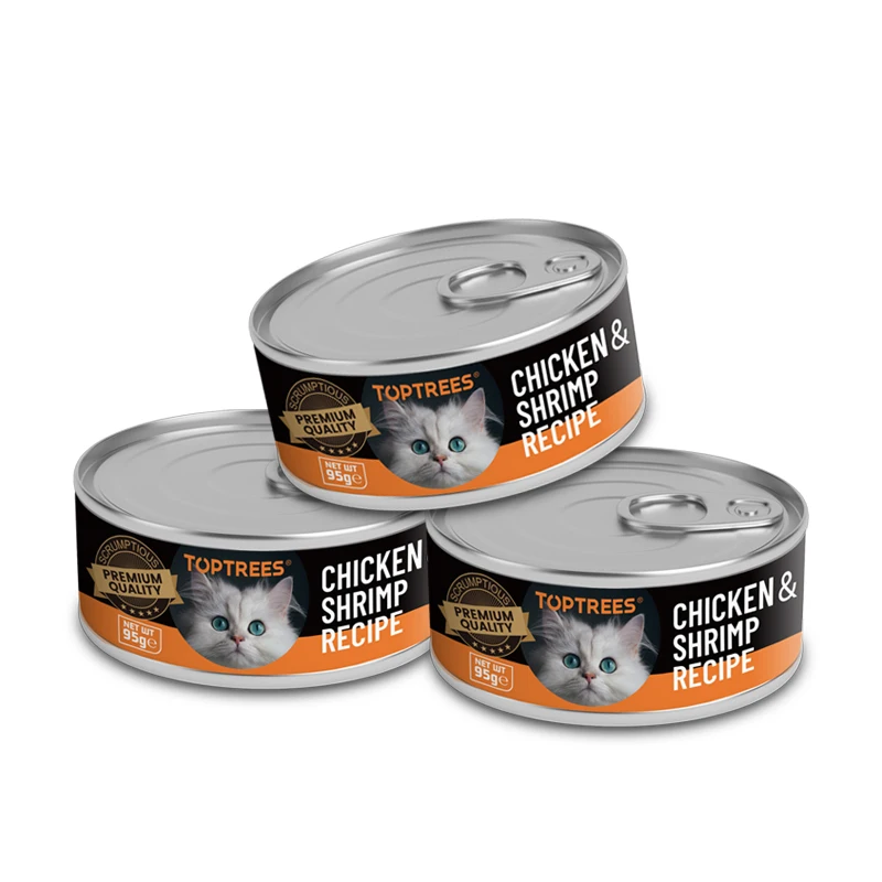 Cat wet food with organic raw material  high protein cat snacks as premium cat canned food